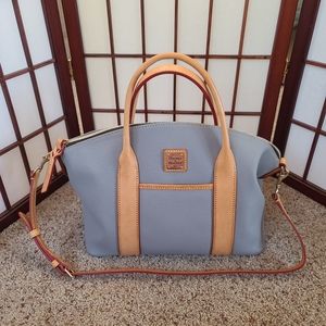 Dooney & Bourke Leather Handbag Gray